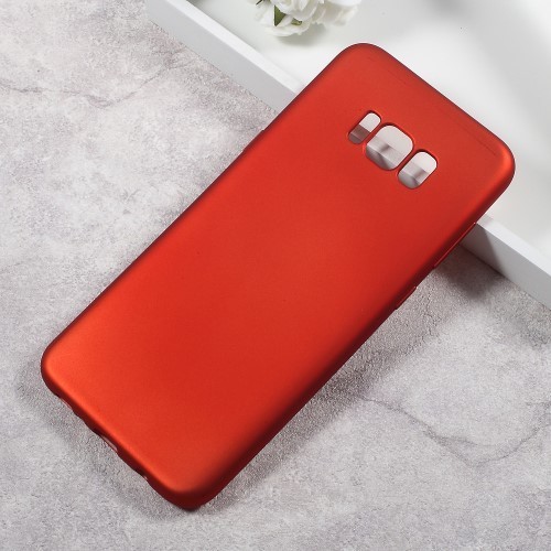Husa Samsung Galaxy S8 - Gel TPU Soft Matte Red foto mare Husa Samsung Galaxy S8 - Gel TPU Soft Matte Red foto mare