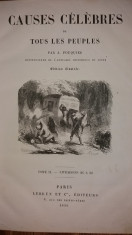 CAUSES CELEBRES DE TOUS LES PEUPLES PAR A. FOUQUIER {1859} foto