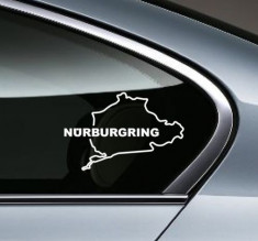 Sticker auto geam NURBURGRING foto