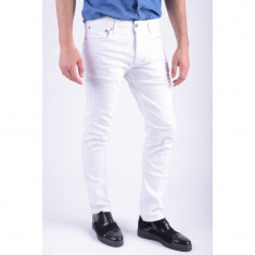 Blugi Bumbac Jack&amp;amp;Jones Glenn Original Jos 121 Slim Fit Alb foto