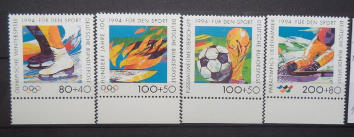 Germania 1994 - SPORTURI OLIMPICE, serie MNH, R3