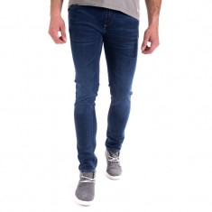 Blugi Bumbac Jack&amp;amp;Jones Ben Original Sc 776 Skinny Fit Bleumarin foto