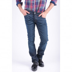 Blugi Bumbac Jack&amp;amp;Jones Clark Bl 566 Regular Fit Blue Denim foto