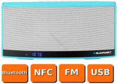 Boxa Portabila bluetooth Blaupunkt BT10BL NFC FM Mp3 Power bank Blue foto