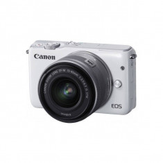 Aparat foto Mirrorless Canon EOS M10 18 Mpx White Kit EF-M 15-45mm IS foto