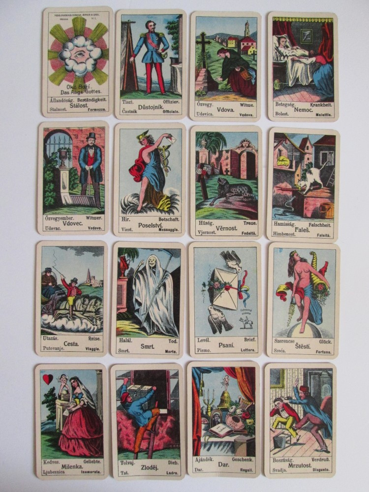 Set carti de ghicit vintage Tarot tiganesc | arhiva Okazii.ro