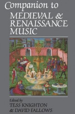 Companion to Medieval and Renaissance Music foto