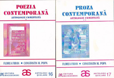 FLOREA FIRAN, C. M. POPA - POEZIA CONTEMPORANA. PROZA CONTEMPORANA ( 2 VOL ) foto