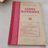 GAZETA MATEMATICA NR 12/1976