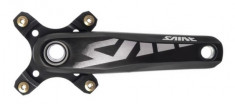 Angrenaj Pedalier Shimano MTB,Lungime Brat 165MM Fara Foaie Cu Suruburi, Cu ButuPB Cod:IFCM8101ABX foto