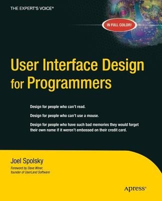 User Interface Design for Programmers foto mare User Interface Design for Programmers foto mare