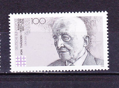 GERMANIA 1991 - ANIV. 100 ANI FONDATORUL BISERICII PROTESTANTE, timbru MNH, R4 GERMANIA 1991 - ANIV. 100 ANI FONDATORUL BISERICII PROTESTANTE, timbru MNH, R4