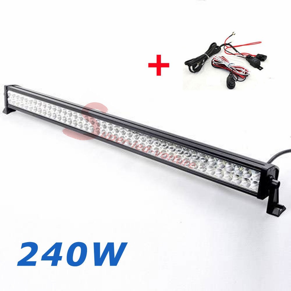 Proiector led bar 240w off road+cadou cablu montaj | arhiva Okazii.ro