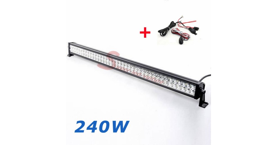 Proiector led bar 240w off road+cadou cablu montaj | arhiva Okazii.ro
