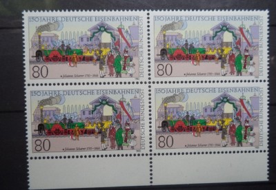 Germania 1985 - PICTURA GARA, bloc MNH, F103 foto
