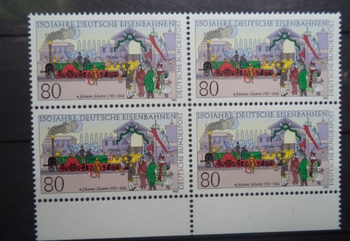 Germania 1985 - PICTURA GARA, bloc MNH, F103