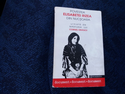 Povestea Elisabetei Rizea din Nucşoara urmată de mărturia lui Cornel Drăgoi foto