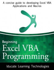 Beginning Excel VBA Programming: A Concise Guide to Developing Excel VBA Applications and Macros foto