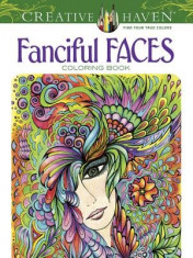 Creative Haven Fanciful Faces Coloring Book foto
