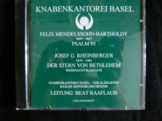 Mendelssohn, Rheinberger -cd foto