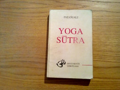 YOGA SUTRA - Patanjali - Editura Informatia, 1993, 382 p. foto