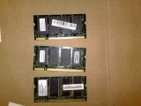 Lot 3 x memorii laptop ddr 1 de 256 m, 256 MB