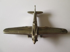 Macheta din bronz nichelat avion romanesc ICAR M23b fara elice din anii 30 foto