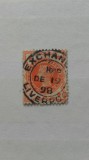 Timbre Anglia Regina Victoria 1/2d vermilion, 10.12.1898, Liverpool, H*P, cu sarniera