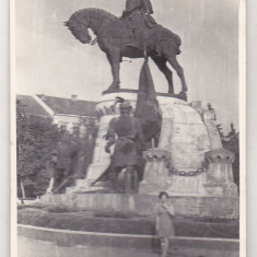 bnk foto - Cluj Napoca - cca 1970 - Statuia lui Matei Corvin