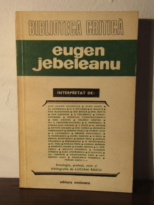 EUGEN JEBELEANU INTERPRETAT DE ...