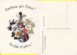 Carte Postala Cernauti Bucovina Frankonia Heraldica Romania 1904-1918 Ne circulata