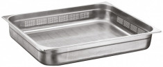 Tava inox perforata gastronorm 2-1 GNP 65x650x530mm 18lt OZTI foto