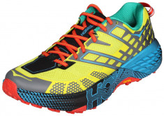 Hoka Speedgoat 2 Pantofi alergare barbati galben-albastru UK 8 foto