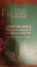 Chimie Organica - Teste Admitere foto