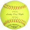 Minge softball SM-02 Piele galben 12&quot;