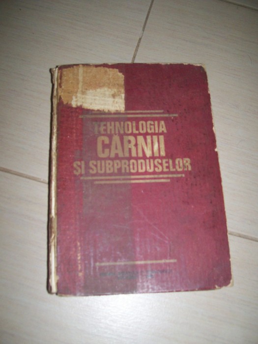 TEHNOLOGIA CARNII SI SUBPRODUSELORE CONSTANTIN BANU PAVEL DINACHE foto mare TEHNOLOGIA CARNII SI SUBPRODUSELORE CONSTANTIN BANU PAVEL DINACHE foto mare