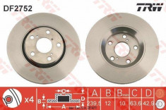 Disc frana FORD FIESTA, KA/ MAZDA , 121 95 - foto