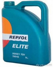 Ulei motor REPSOL ELITE 50501 5w40 TDI 5L foto