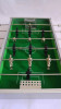 Mini joc de fotbal de masa, de metal, cu bila si jucatorii de metal, 23x18x4cm, Masa foosball