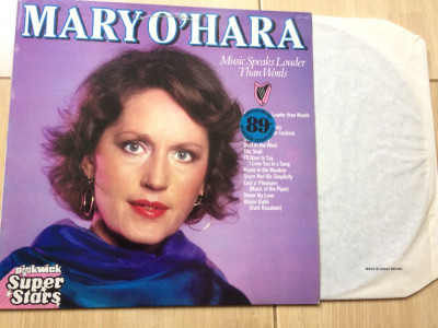 Mary O&amp;#039; Hara Music Speaks Louder Than Words disc vinyl lp muzica pop folk uk VG+ foto