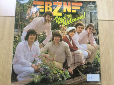 BZN &amp;lrm;You re Welcome 1978 disc vinyl lp muzica pop dance mercury rec. holland VG+ foto