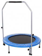 Foldable Trampoline with Bar Diameter 100cm 100 cm foto