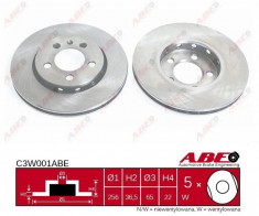 Disc frana W Golf / Bora, Audi A3, Skoda Octavia / Fabia (256x22mm) foto