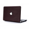 Carcasa MacBook Pro 13 cu CD A1278 (lemn inchis) Hard Case Soft Touch