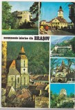 Bnk cp Monumente istorice din Brasov - Vedere - circulata, Printata