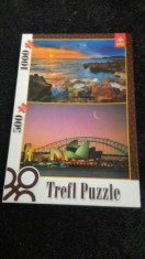 Puzzle trefl joc 1000 piese nou tablou panorama foto