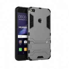 Husa hibrid g-shock pentru Huawei P8 Lite 2017 / P9 Lite 2017 / Nova Lite / Honor 8 Lite, gri foto