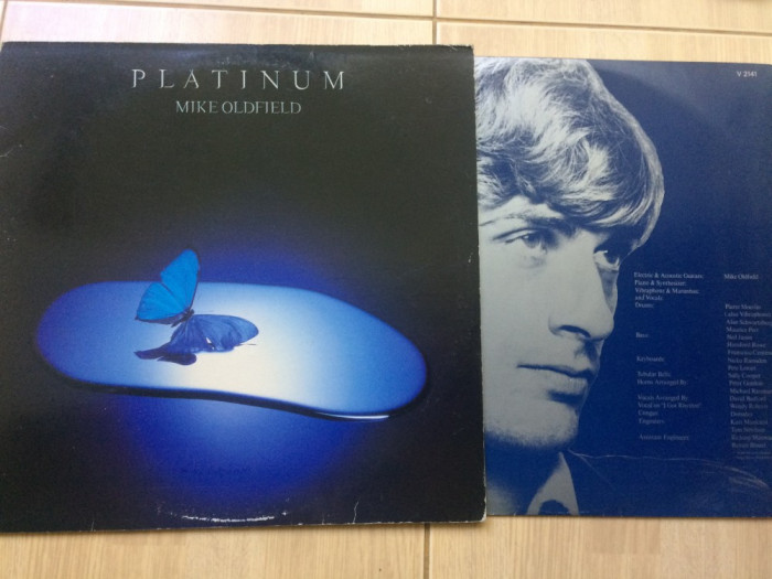 MIKE OLDFIELD PLATINUM 1979 disc vinyl lp muzica rock progresiv experimental VG