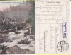 Raul Prut (Transcarpatia)- exploatare forestiera- militara, WWI, WK1, Circulata, Printata