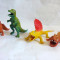 Lot 4 figurine dinozauri cauciuc, calitate, cca 14-17cm lungime,